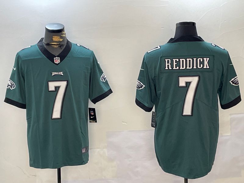 Men Philadelphia Eagles #7 Reddick Green Second generation 2024 Nike Limited NFL Jersey style 1